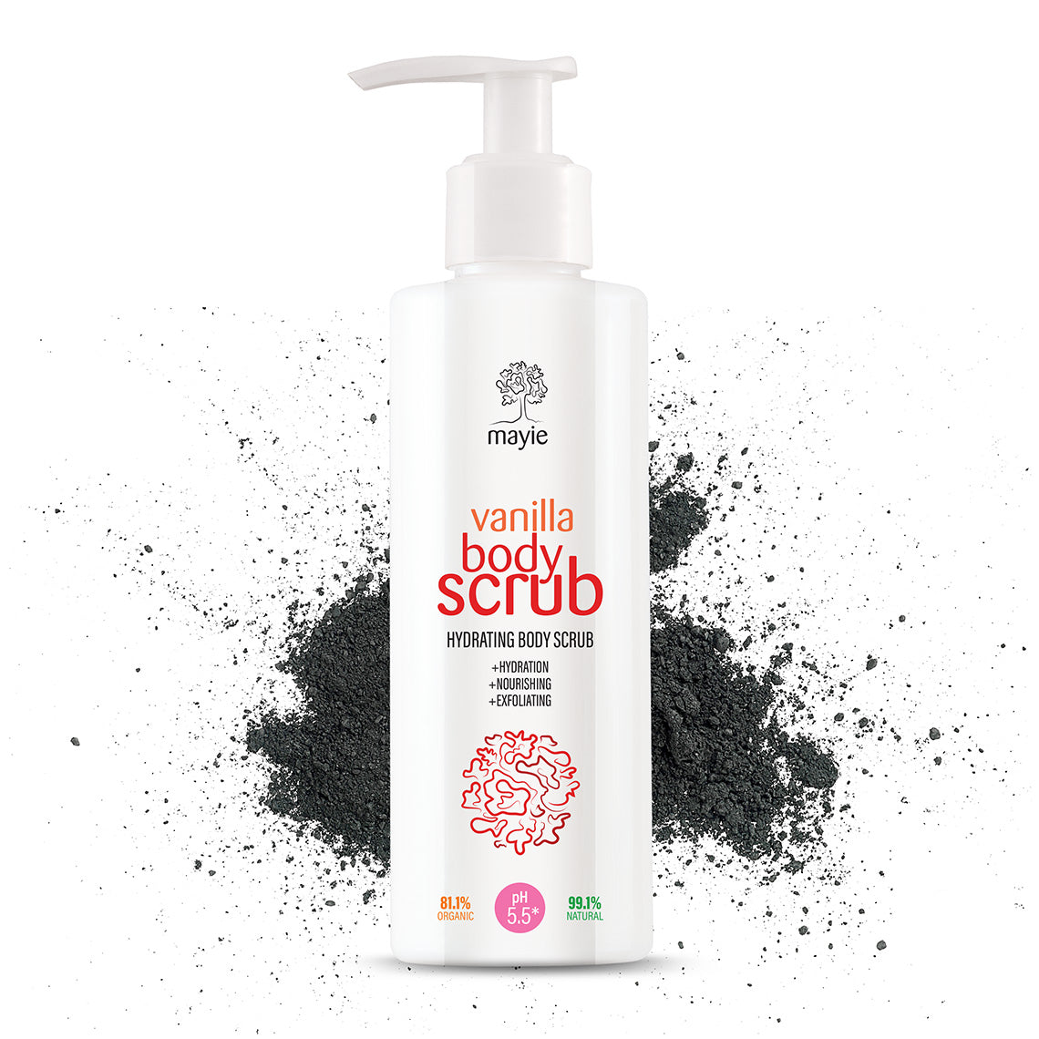 Vanilla Body Scrub, Exfoliant Hidratant pentru Corp