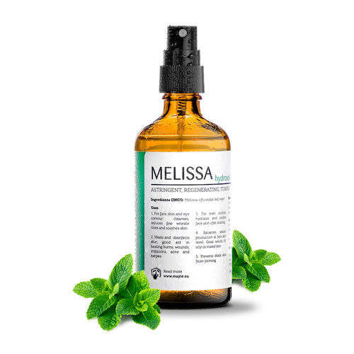 Mayie - food for skin - apa de melissa 100% pura, 100% naturala